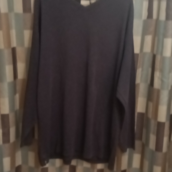 FINAL PRICE MEN'S FIELD MASTERS Charcoal gray l/s pullover sweater 2XT - Picture 1 of 1